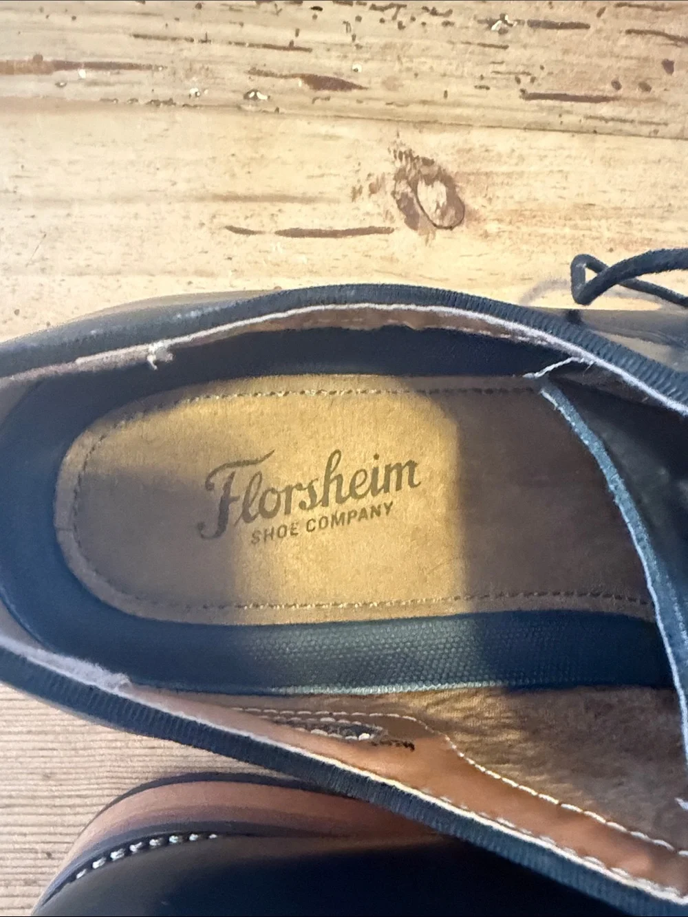 Classic Black Leather Cap-Toe Derby Shoes
